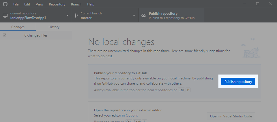 Github Publish Repo
